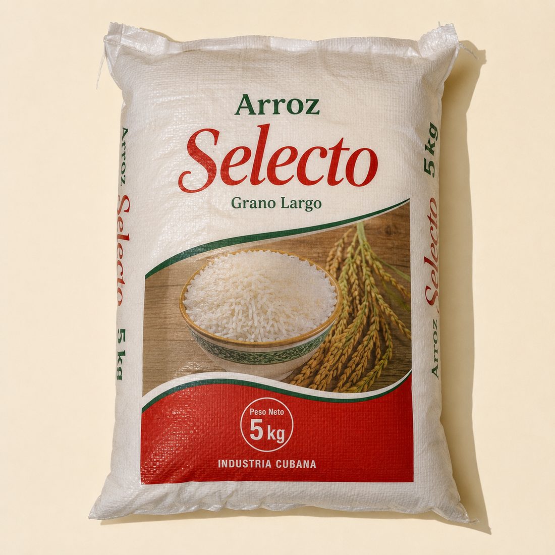 Arroz blanco, 5 kg · saco