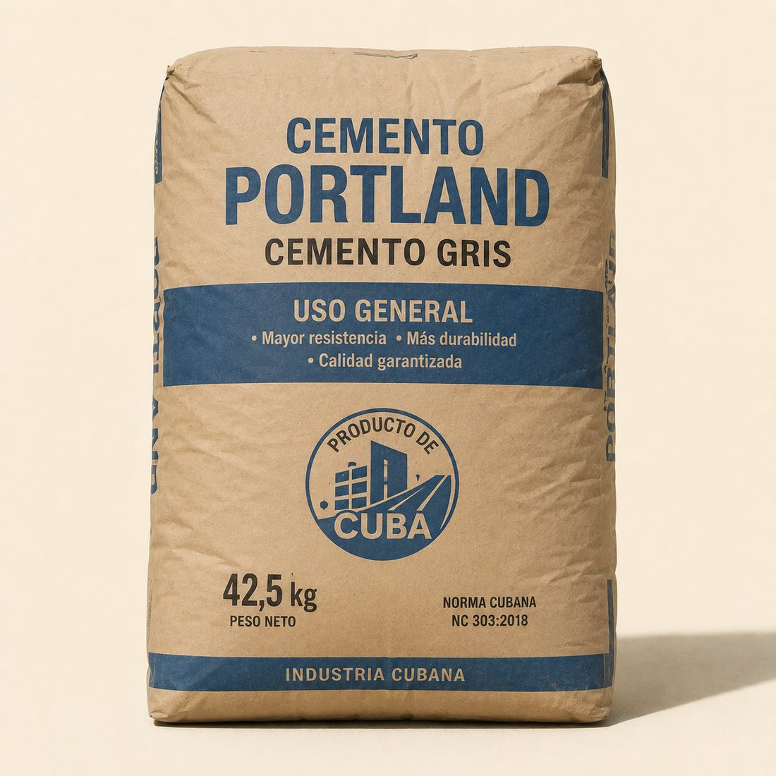 Cemento gris P-350, saco 42,5 kg